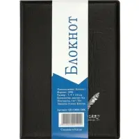 Набор записных книжек &laquo;Перо&raquo; в клетку, 2 штуки, А7, 70 листов, чёрные