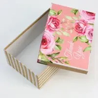 Набор подарочных коробок 10 в 1 Flowers, 32.5&times;20&times;12.5 - 12&times;7&times;4 см