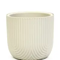 Кашпо со вставкой 7,8 л d28 см h25,5 см РАМОНА белый