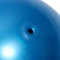 Мяч для художественной гимнастики Металлик с блестками, диаметр 19см, цвет синий Мяч для художественной гимнастики Металлик с блестками, диаметр 19см, цвет синий