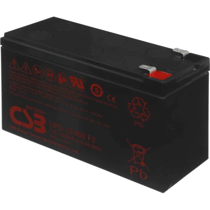 Батарея для ИБП CSB UPS12460 F2 12В 9А.ч