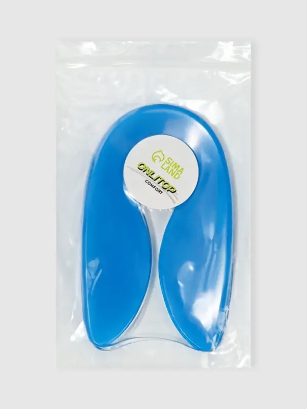 Подпяточники для обуви, на клеевой основе, L р-р, пара, синие