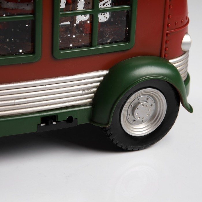 Светодиодная фигура «Мастерская Санты на колёсах» 28.5 × 17.5 × 10.5 см, пластик, батарейки ААх3 (не в комплекте), USB, свечение тёплое белое Светодиодная фигура «Мастерская Санты на колёсах» 28.5 × 17.5 × 10.5 см, пластик, батарейки ААх3 (не в комплекте), USB, свечение тёплое белое