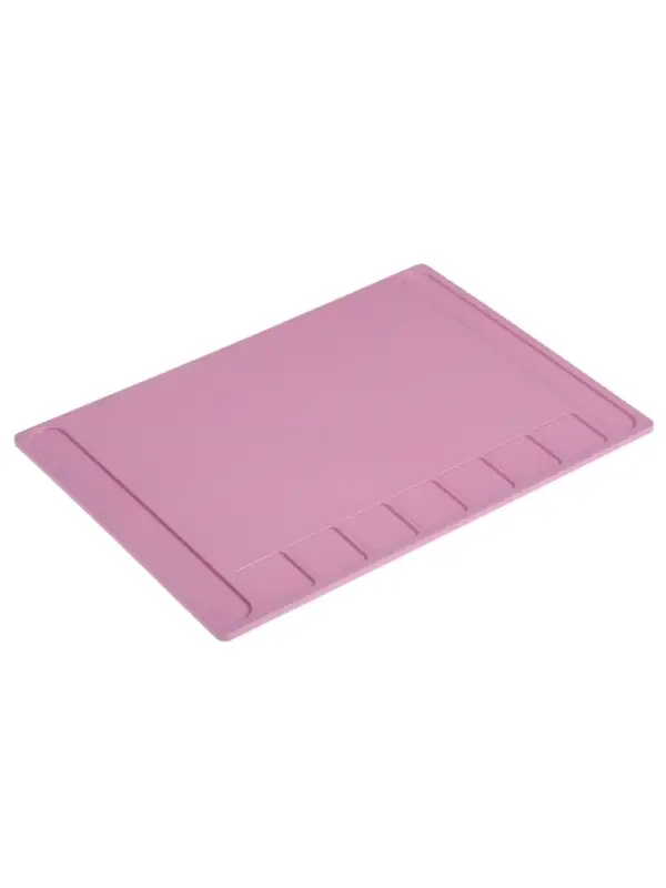 Доска для лепки пластиковая А4 &laquo;Прованс&raquo;, пастельная, с бортиком и отделениями, МИКС