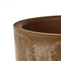 Кашпо со вставкой 7,8 л d28 см h25,5 см МИКРИТ бежевый слайн