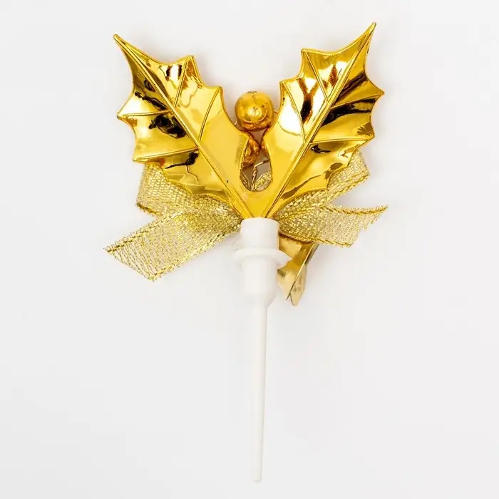 Топпер для торта &laquo;Золотой бантик&raquo;