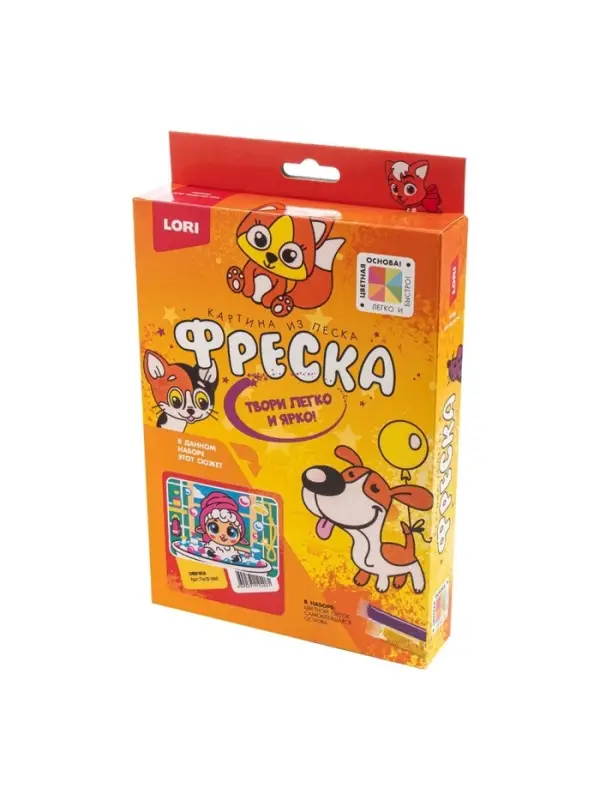 Фреска, картина из песка &laquo;Овечка&raquo;