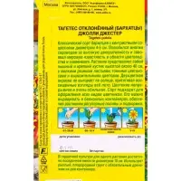 Семена цветов Бархатцы Джолли Джестер отклоненные  Цветущий балкон, Ц/П,0,1 г