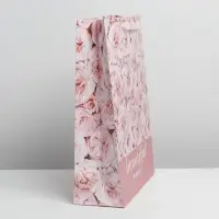 Пакет подарочный ламинированный, упаковка, &laquo;Улыбайся&raquo;, L 31&times;40&times;11.5 см