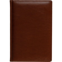 Ежедневник недатированный коричн, А5, 148x218, 352стр, Agenda