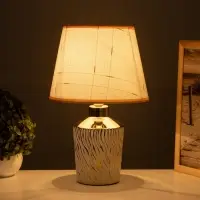 Лампа настольная &laquo;Ирене&raquo; 1&times;40 Вт Е14 белый/золото 22&times;22&times;36 см