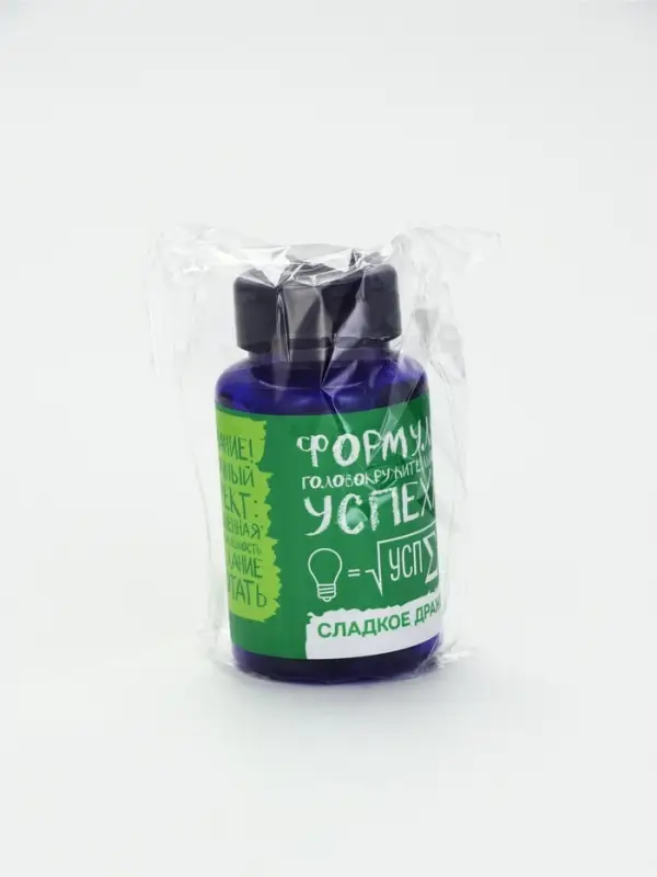 Конфеты драже в банке &laquo;Формула успеха&raquo;, 50 г