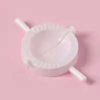 Форма для лепки пельменей Доляна, d=7 см, белая