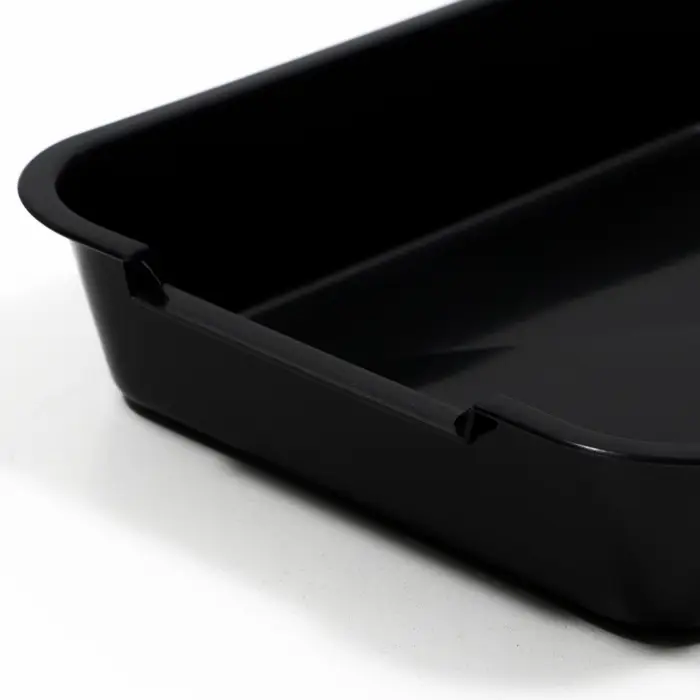 Туалет средний без сетки 36&times;26&times;6.5 см, чёрный