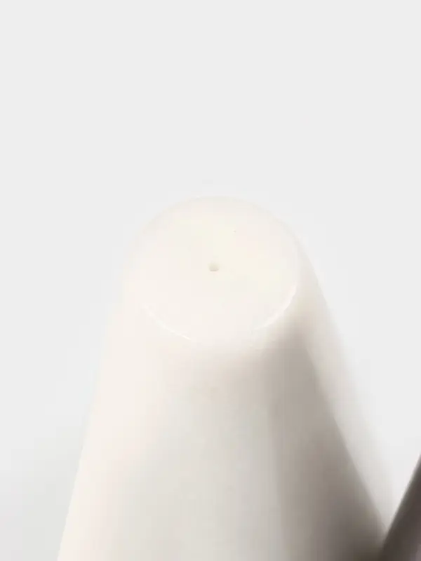 Набор для специй Magistro Black&White, 2 предмета: солонка, перечница, мрамор, белый, чёрный