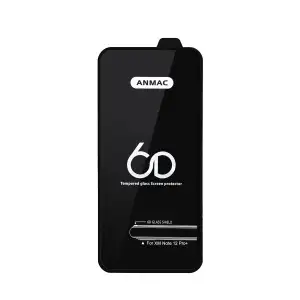 Защитное стекло для Xiaom Redmi Note 12 Pro+ Anmac 6D Black без упаковки Арт. 1137488 (10 шт./уп.)