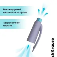 Набор ручек шариковых ErichKrause ErgoLine Grip Pastel, SuperGlide, 2 штуки, уз 0.5 мм, син