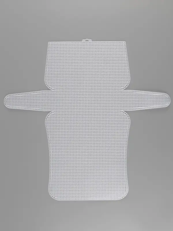 Канва-основа для вышивания сумки, пластиковая, 45&times;47 см, 2&times;2 мм, белая