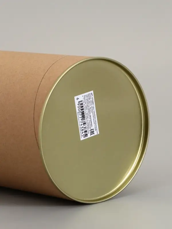 Тубус 120&times;260 мм (240 мм внутр. высота), картон, металлическая крышка