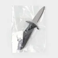 Нож для устриц Доляна, 14&times;4.4 см, длина лезвия 5.7 см, чёрный