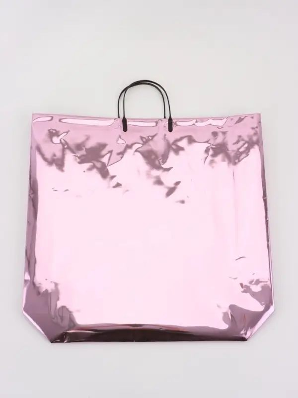 Пакет подарочный ПВХ, голография, розовый, пластиковая ручка, 50×42×12 см Пакет подарочный ПВХ, голография, розовый, пластиковая ручка, 50×42×12 см