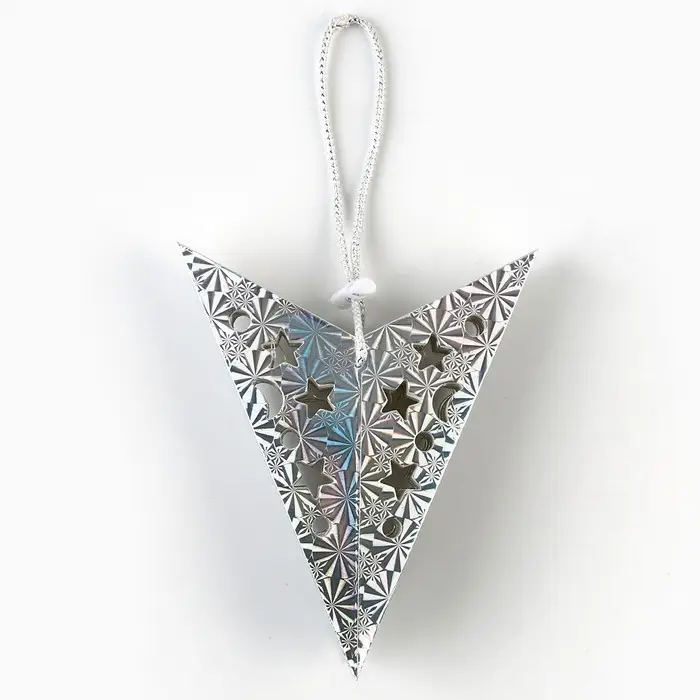 Звезда интерьерная с гирляндой модель G-12 Звезда интерьерная с гирляндой модель G-12 "Космическое небо", 45 х 45 см