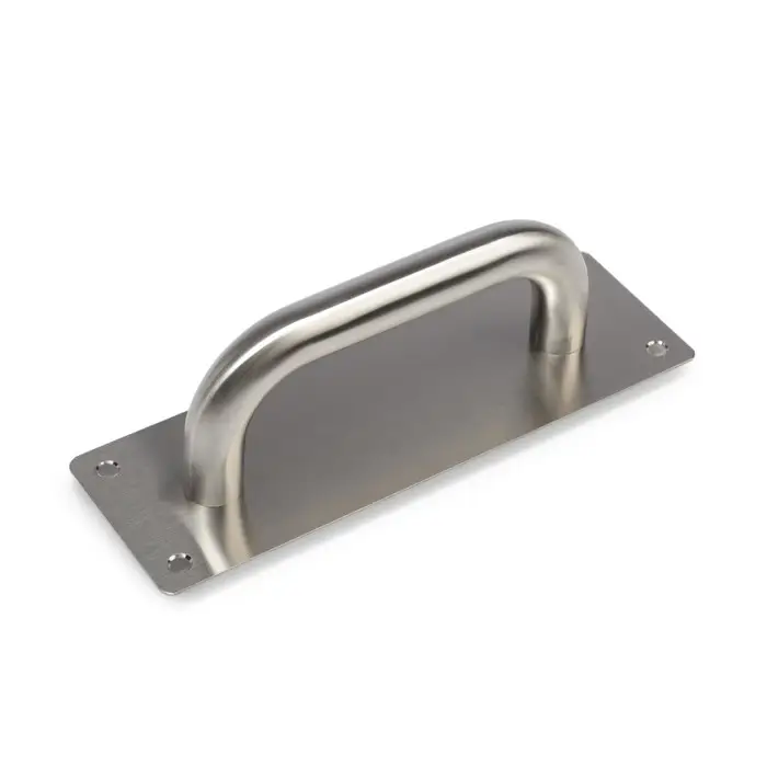 Ручка дверная, цвет нержавеющая сталь, 200&times;65 мм