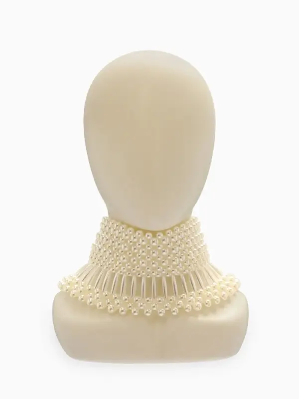 Колье-чокер жемчуг &laquo;Богема&raquo;, d=8, 10, 12, белое