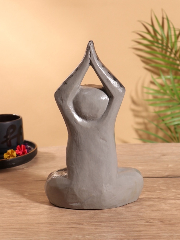 Сувенир интерьерный Сувенир интерьерный "Кот-йог" дерево 25 см