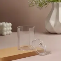 Органайзер для ватных дисков, с крышкой, d=6.7&times;11 см, прозрачный