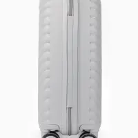 Чемодан на съёмных колёсах, 18", кодовый замок, 33&times;16&times;49 см, серый