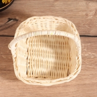 Корзина плетеная 16x15x18 см, ротанг