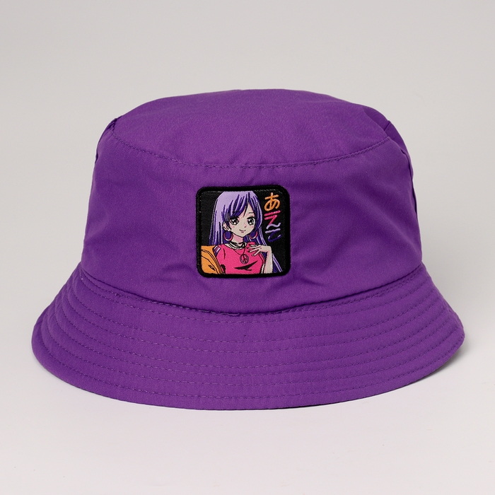 Панама детская для девочки «Аниме», цвет фиолетовый, р-р 54