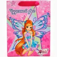 Пакет подарочный детский Winx, MS 18&times;23&times;10 см