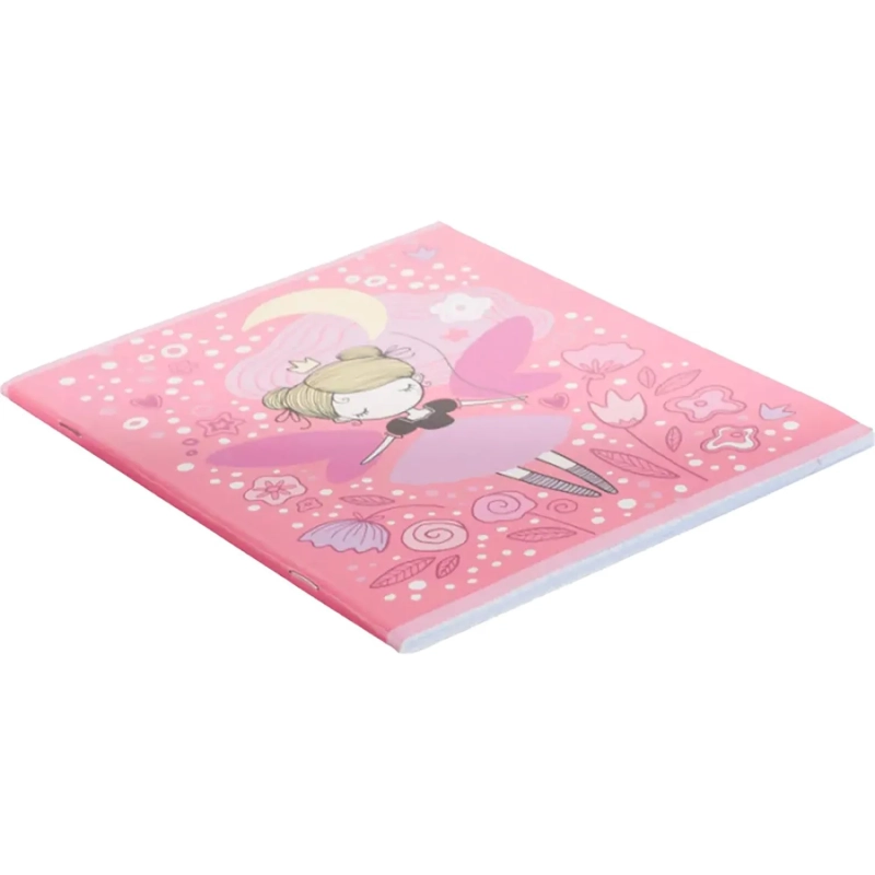 Тетрадь общая А5 48л №1School Фея,клет,скреп, ВД-лак 4шт/уп(1819926)