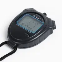 Секундомер ТА 230, 8.2&times;6.5&times;2 см, 30 отсечек, обратный отсчёт, будильник, часы, календарь