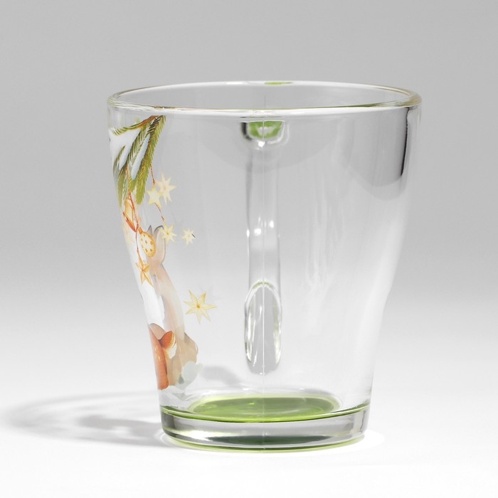 Новый год. Набор кружек стеклянных &laquo;Тепла и уюта!&raquo;, 2 шт