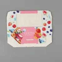 Коробка подарочная с окном &laquo;Счастье в моменте&raquo;, 20&times;12&times;4 см, самосборная