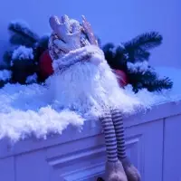 Фигура светодиодная &laquo;Гном лосяш&raquo; 33 см, 1 LED, свечение тёплое белое