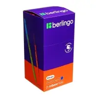 Ручка шариковая Berlingo Tribase Fuze, узел 0.7 мм, чернила синие, МИКС