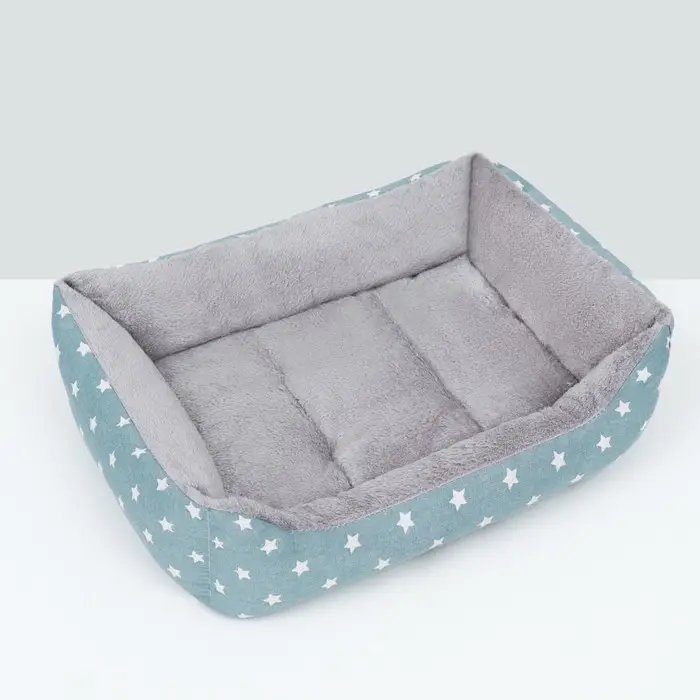 Лежанка для животных  Лежанка для животных "Звезды", 50 х 40 х 15 см, серая