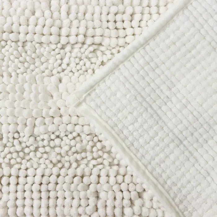 Коврик для дома LaDо́m, букли, плотность 1900 г, 50&times;80 см, белый