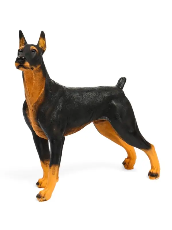 Садовая фигура из полистоуна &laquo;Собака Доберман&raquo;, 45&times;19&times;46 см