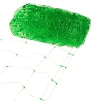 Сетка садовая, шпалерная, мягкая, 2 &times; 10 м, ячейка 15 &times; 17 см, пластиковая, зелёная, Greengo