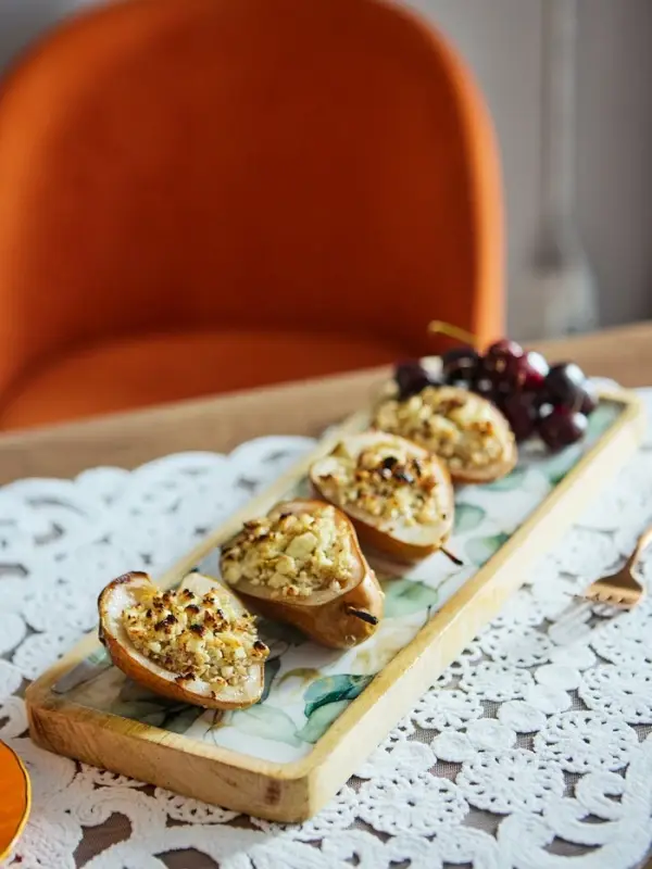 Блюдо прямоугольное &laquo;Листья&raquo;, 41&times;15 см, дерево манго