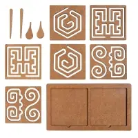 Игра развивающая "Межполушарные доски" со съёмными трафаретами 05893