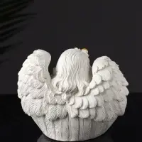 Набор фигурок на подставке &laquo;Ангелы&raquo;, 5 шт., гипс, 23.5&times;13&times;12 см, белый