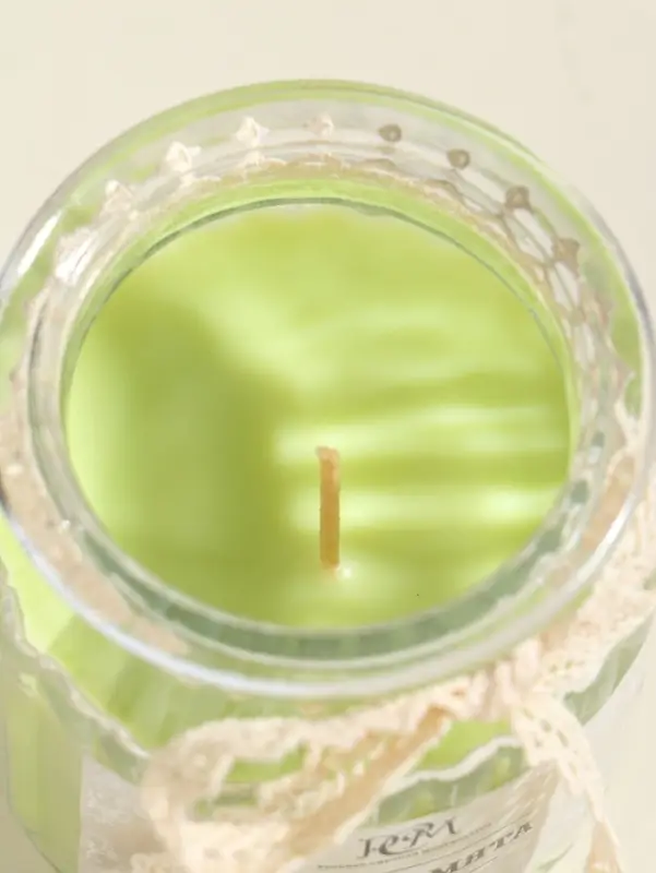Ароматическая свеча в банке &laquo;Лайм и мята&raquo;, 180 г, 45 ч