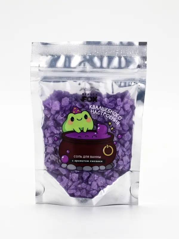 BEAUTY FOX соль для ванны "для квалшебного настроения", 150 гр, с ароматом ежевики