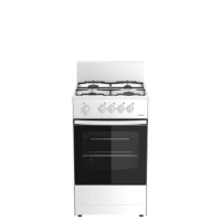 Плита Darina S4 GM 441 101 W, газовая, 4 конфорки, 50 л, газовая духовка, белая